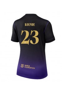 Barcelona Jules Kounde #23 Jalkapallovaatteet Naisten Vieraspaita 2026-27 Lyhythihainen